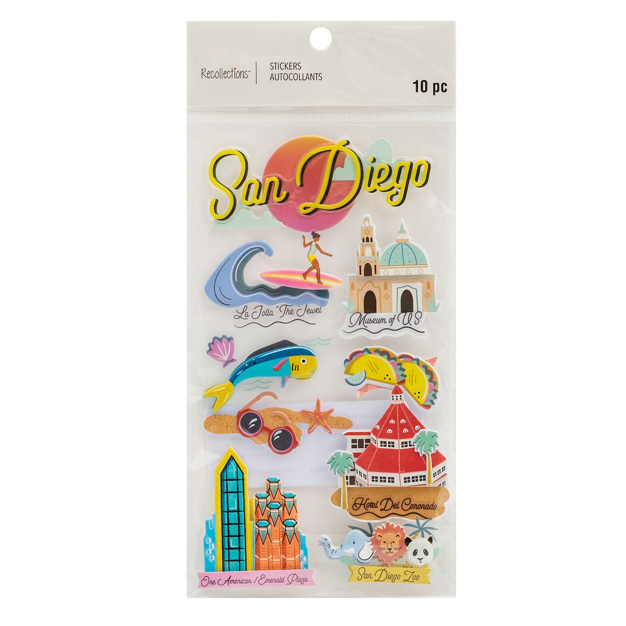 San Diego Dimensional Stickers by Recollections&#x2122;